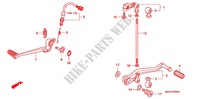 MAIN STAND   BRAKE PEDAL for Honda VFR 1200 DCT 2012