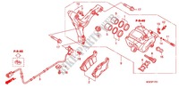 REAR BRAKE CALIPER for Honda VFR 1200 DCT 2012