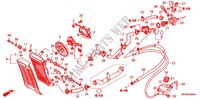 RADIATOR for Honda VT 1300 C FURY ABS MATT BLACK 2012
