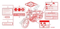 CAUTION LABEL (1) for Honda VT 1300 FURY ABS 2012