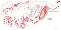 TAILLIGHT (VT750CS/C/CA) for Honda SHADOW VT 750 AERO ABS 2012