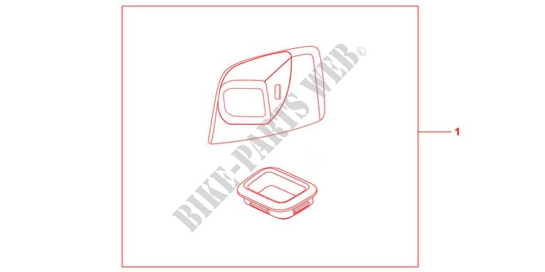 RIGHT GLOVE BOX INNER LID for Honda PCX 125 SPECIAL EDITION 2012