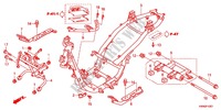 FRAME (WW125EX2C/EX2D/D) for Honda PCX 125 SPECIAL EDITION 2012
