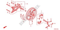 REAR WHEEL   SWINGARM for Honda PCX 125 SPECIAL EDITION 2012