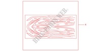 STICKER SET (FULL SET) for Honda PCX 125 SPECIAL EDITION 2012