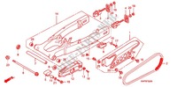 SWINGARM   CHAIN CASE for Honda XRE 300 ABS 2012