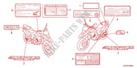 CAUTION LABEL (1) for Honda XRE 300 2012