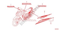 STICKERS (1) for Honda WAVE 110 3DK 2013