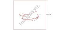 SEAT ASS*PRD/PBK* for Honda CB 1000 R ABS 2012
