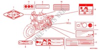 CAUTION LABEL (1) for Honda CB 1100 ABS 2011