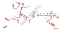MAIN STAND   BRAKE PEDAL for Honda CB 1100 ABS 2012