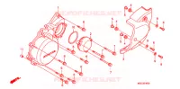 LEFT CRANKCASE COVER   ALTERNATOR (2) for Honda CB 1100 ABS 2013