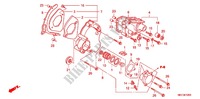 LEFT REAR ENGINE COVER for Honda CB 1100 2011