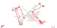 MAIN STAND   BRAKE PEDAL for Honda CB 500 X ABS 2014
