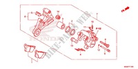 REAR BRAKE CALIPER (CB600F) for Honda CB 600 F HORNET 2013