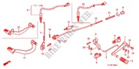 MAIN STAND   BRAKE PEDAL for Honda CBF 150 2010