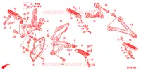 PEDAL for Honda CBR 1000 RR ABS REPSOL 2013