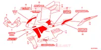 STICKERS (CBR1000RRD/RAD) (REPSOL) for Honda CBR 1000 RR ABS REPSOL 2013