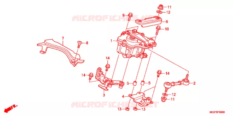 STEERING DAMPER Honda MOTO 1000 CBR 2013  CBR1000RAD