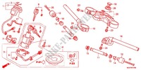 HANDLEBAR   TRIPLE CLAMP   STEERING STEM (CBR1000RRC/D/RAC/D) for Honda CBR 1000 RR BLACK 2013