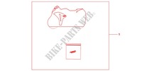 INDOOR BODYCOVER for Honda CBR 1000 RR RED 2012