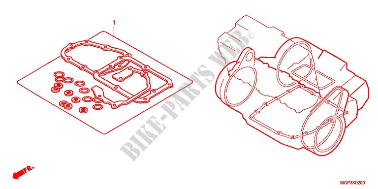 GASKET KIT for Honda CBR 1000 RR RED 2012