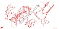 REAR FENDER for Honda CBR 1000 RR FIREBLADE BRANCO 2012