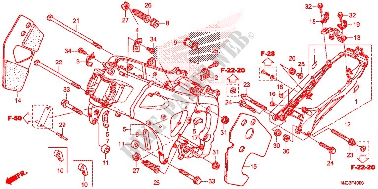 FRAME for Honda CBR 600 RR ABS REPSOL 2014