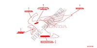 STICKERS (1) for Honda CBR 600 RR ABS BLACK 2013