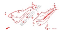 SIDE COVERS (CGR125SH8,A) for Honda GR 125 2008