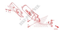 EXHAUST MUFFLER (2) for Honda CRUISING 125 2014