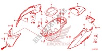 LUGGAGE BOX   REAR COWL for Honda CRUISING 125 2014