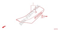 SINGLE SEAT (2) for Honda CRF 100 2012