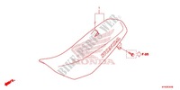 SINGLE SEAT (2) for Honda CRF 110 2014