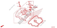 CYLINDER HEAD COVER for Honda CRF 250 L RED 2014