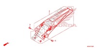REAR FENDER for Honda CRF 450 R 2014