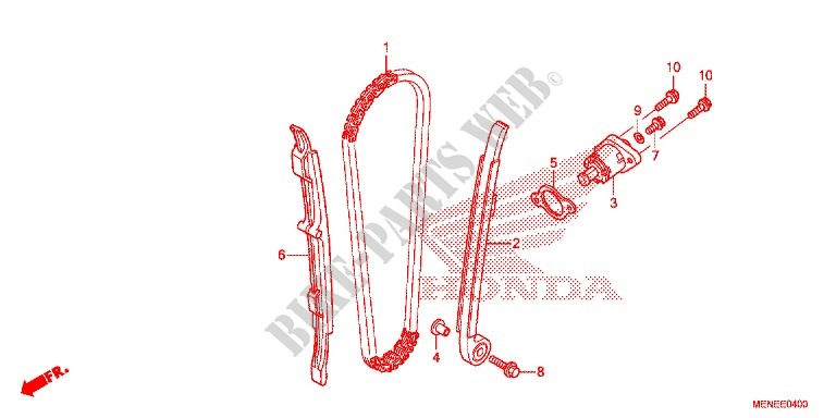 CAM CHAIN   TENSIONER for Honda CRF 450 R 2014