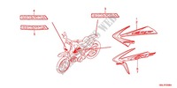 STICKERS (1) for Honda CRF 50 2012