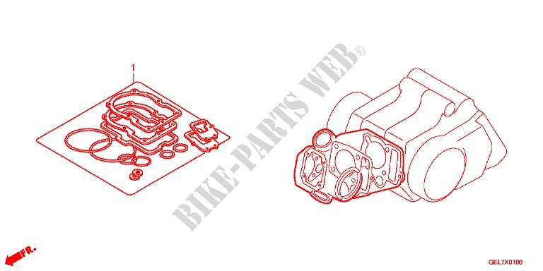 GASKET KIT for Honda CRF 50 2012