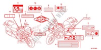 CAUTION LABEL (1) for Honda CTX 700 ABS 2014