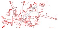 HANDLEBAR   TRIPLE CLAMP   STEERING STEM (FS1254/5/6/8) for Honda FS 125 SONIC 2008