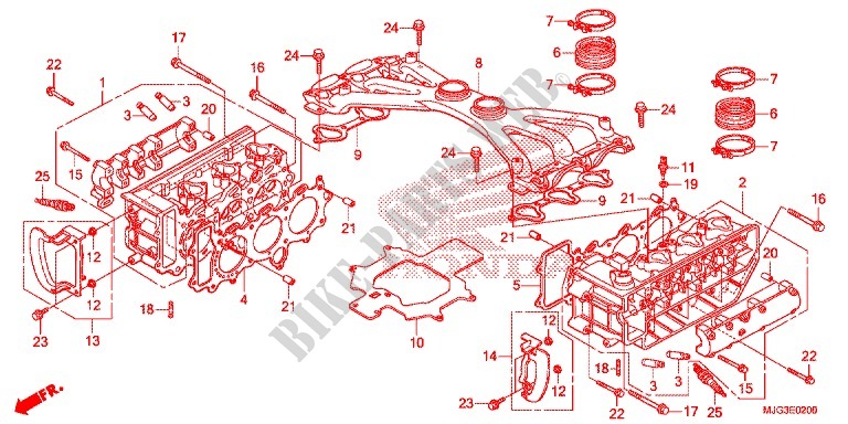 CYLINDER   HEAD for Honda F6B 1800 BAGGER 2013
