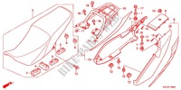 SEAT   REAR COWL (GLH1251SH/2SH/3SH) for Honda STORM 125 DISCO DELANTERO 2011
