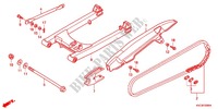 SWINGARM   CHAIN CASE (GLH1251SH/2SH/3SH) for Honda STORM 125 DISCO DELANTERO 2012