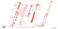 FRONT FORK for Honda NC 700 35KW 2013
