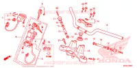 HANDLE PIPE/TOP BRIDGE (2) for Honda NC 700 35KW 2013