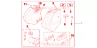 SADDLEBAG SET 29L for Honda NC 700 35KW 2013