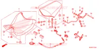 SINGLE SEAT (2) for Honda NC 700 35KW 2013