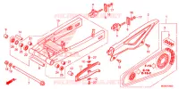 SWINGARM   CHAIN CASE for Honda NC 700 35KW 2013