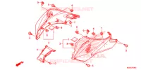 TOP COVER   POSITION LAMP for Honda NC 700 35KW 2013